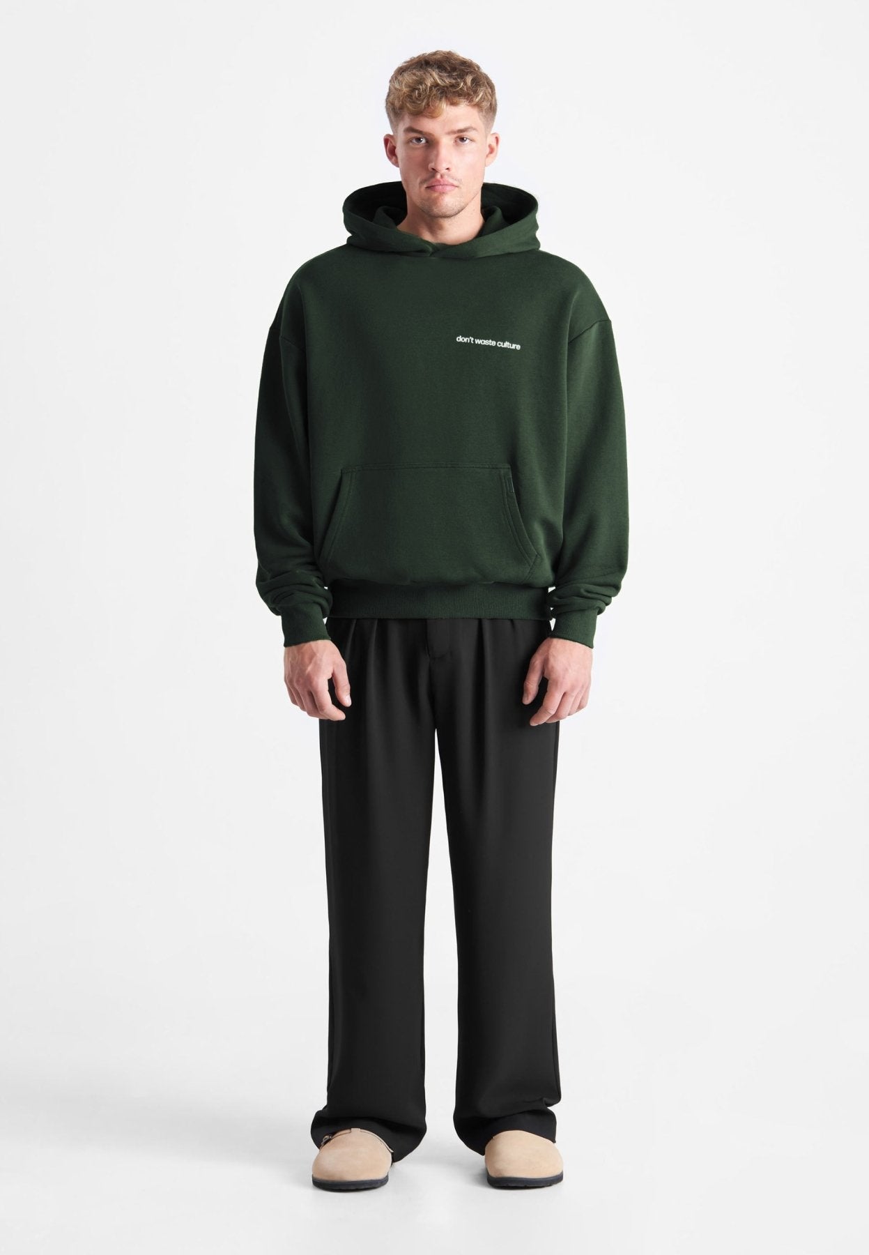 Ray | Dark Green - Hoodies Don't Waste Culture