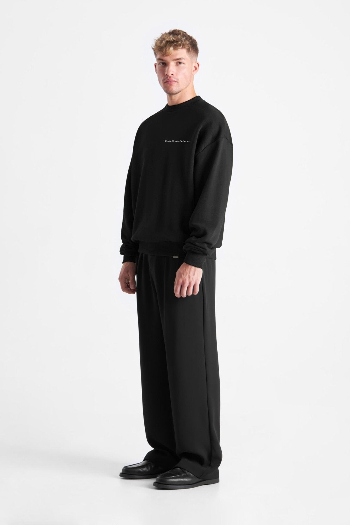 Xavi | Black - Sweaters Don't Waste Culture