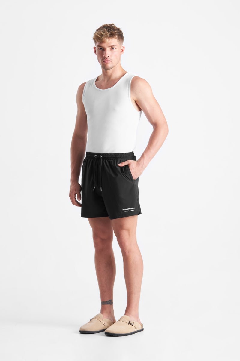 Fela | Black/White - Swimshorts Don't Waste Culture