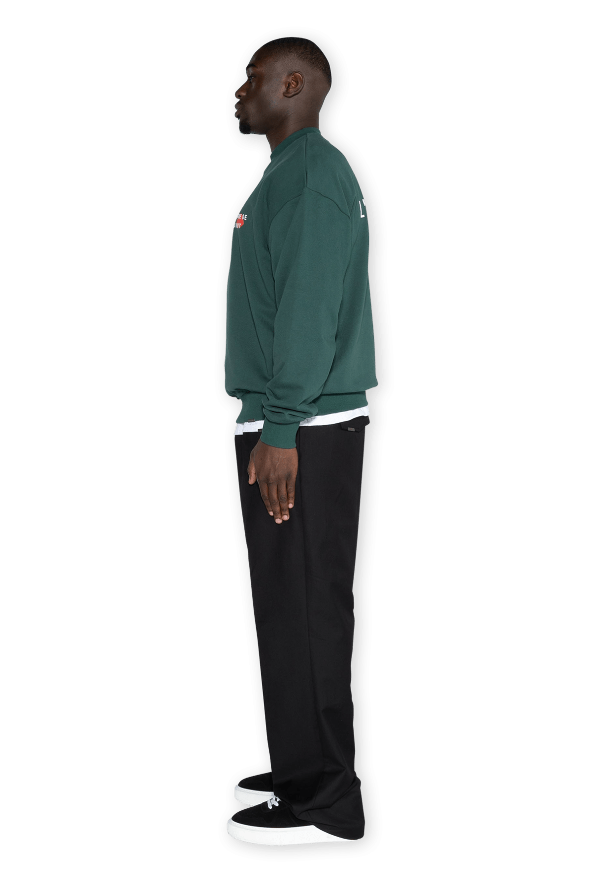 Zuro | Dark Green - Sweaters Don't Waste Culture