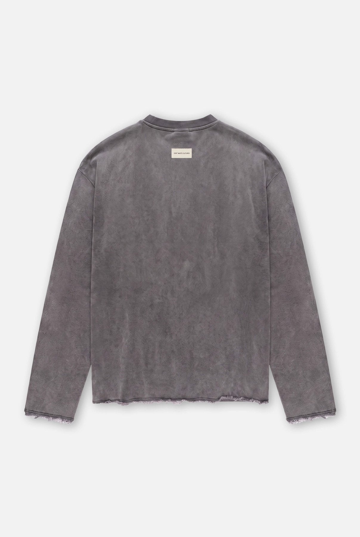 Kazim Cutoff Sweater | Washed Black - SWEATERS Don't Waste Culture