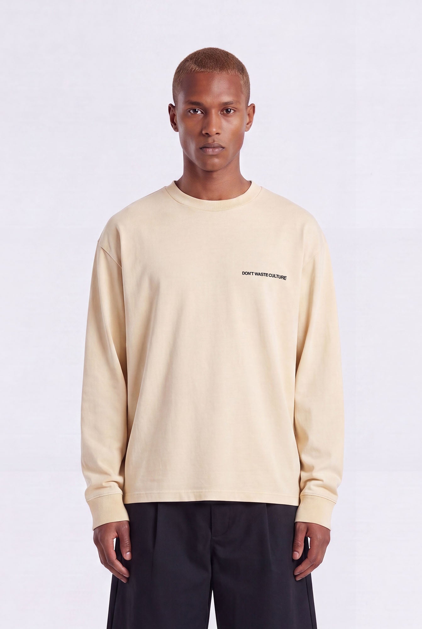 Quasi Longsleeve | Cream - Longsleeves Don't Waste Culture