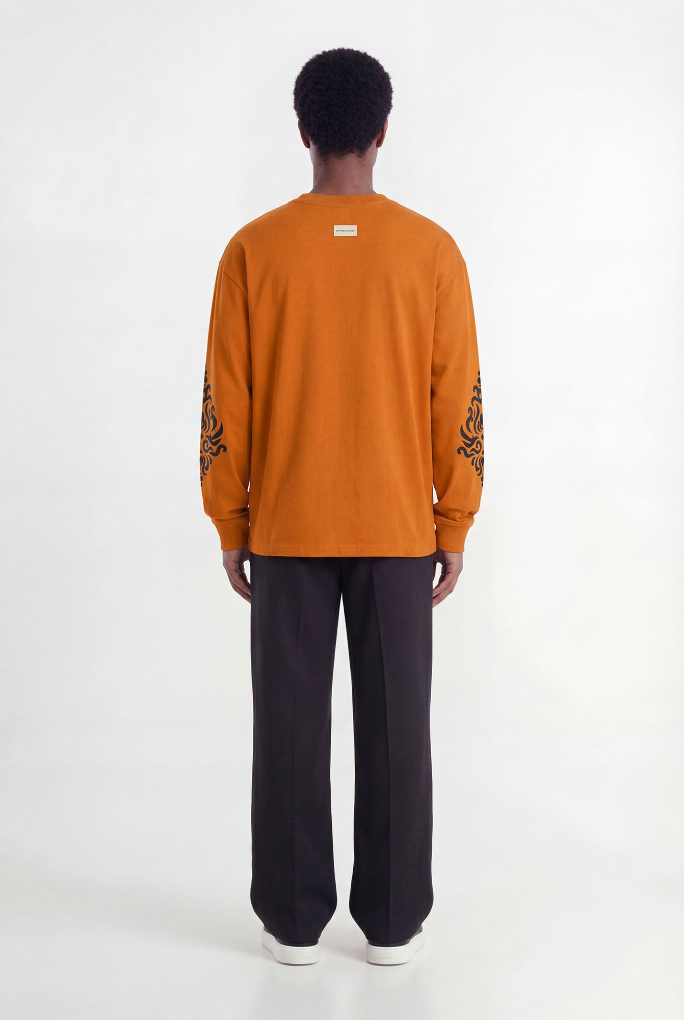 Roye Longsleeve | Orange - Longsleeves Don't Waste Culture