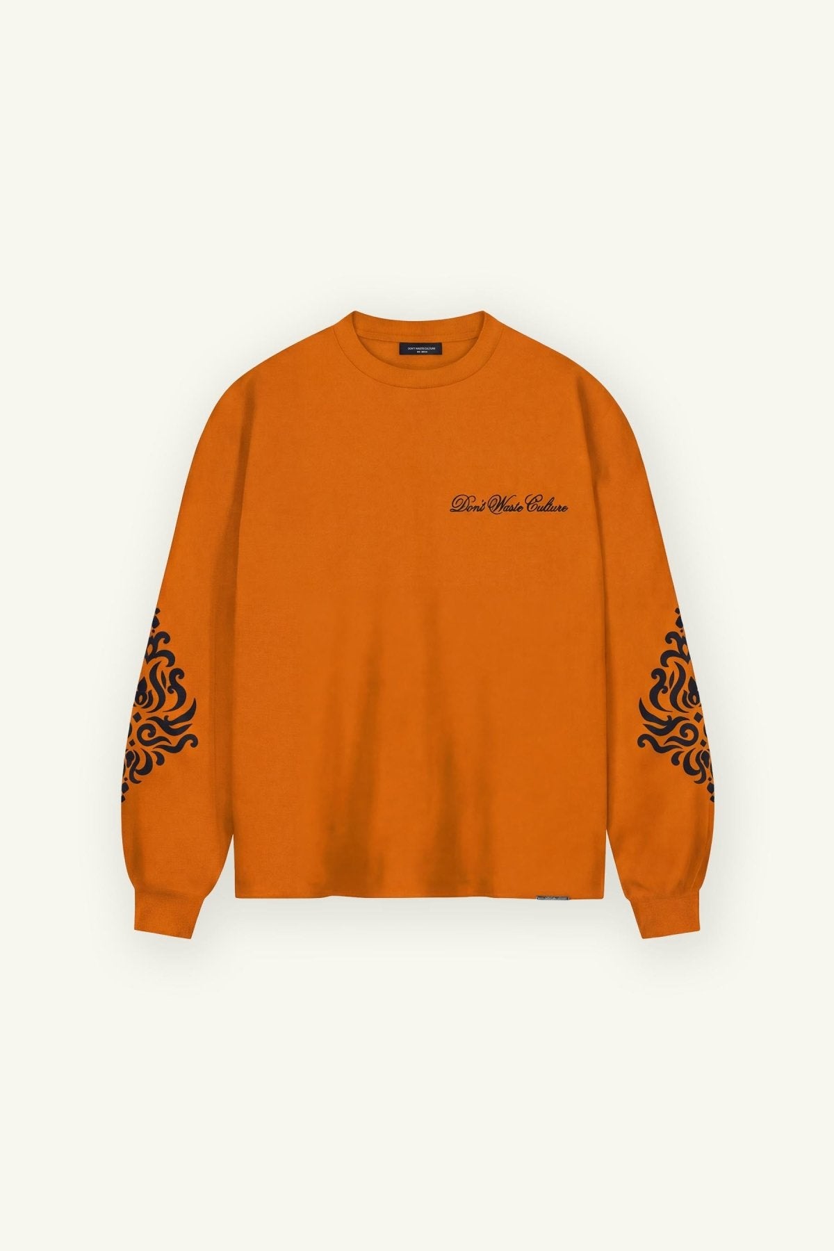 Roye Longsleeve | Orange - Longsleeves Don't Waste Culture