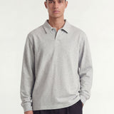 Ruoma Polo Longsleeve | Melange Grey