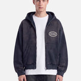 Savy Zipper Hoodie | Washed Blue - Early access Don't Waste Culture