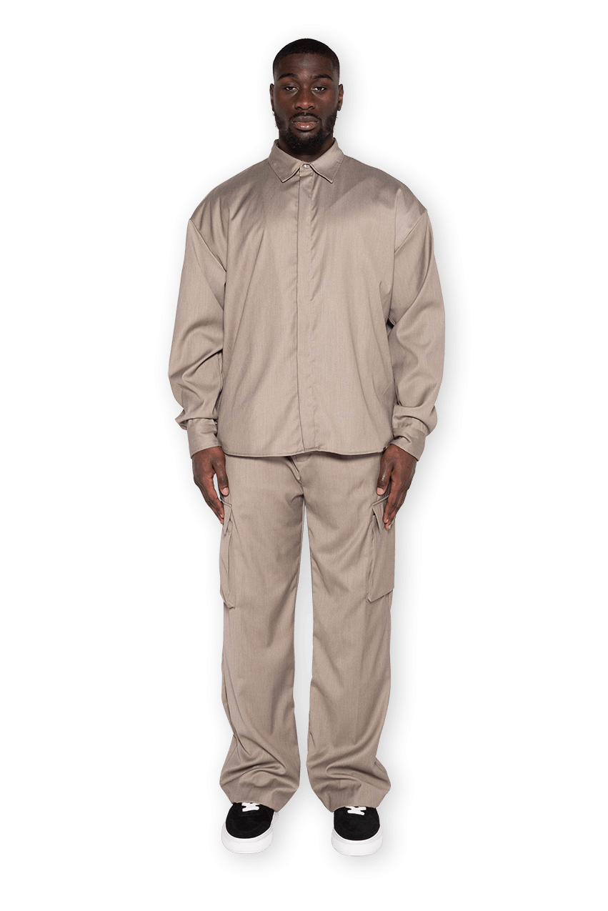 Yuliya | Taupe - Pants Don't Waste Culture