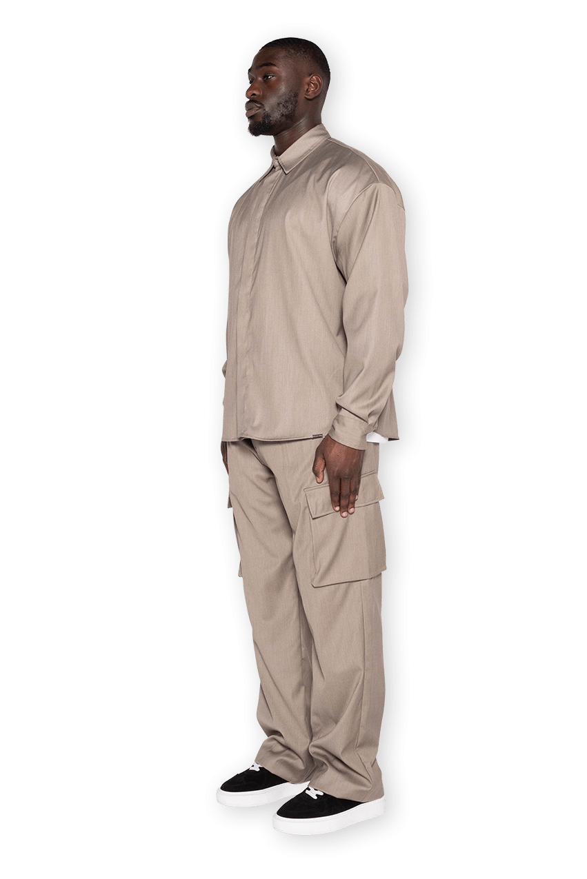 Yuliya | Taupe - Pants Don't Waste Culture