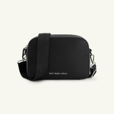 Leather Messenger Bag | Black - Bags Don't Waste Culture