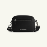 Leather Messenger Bag | Black - Bags Don't Waste Culture