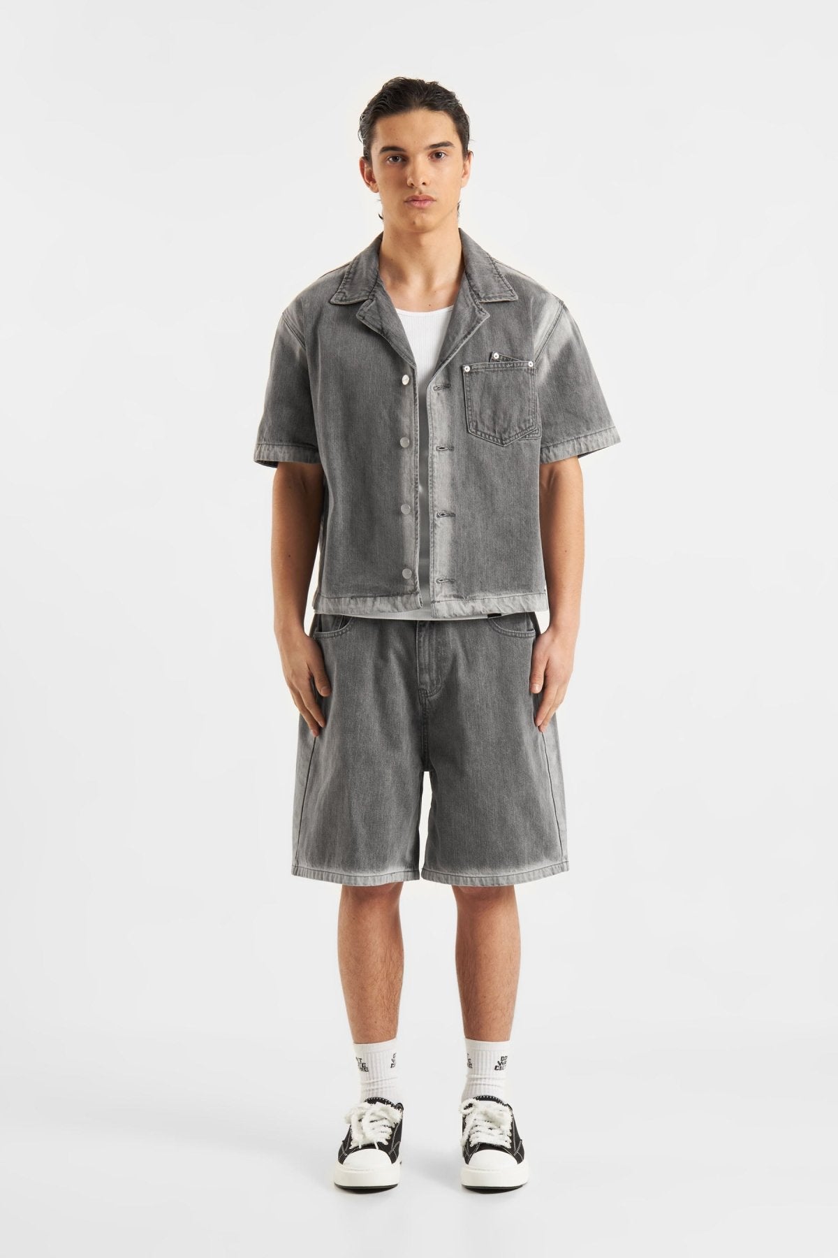 Aisling | Washed Grey - Shirts Don't Waste Culture