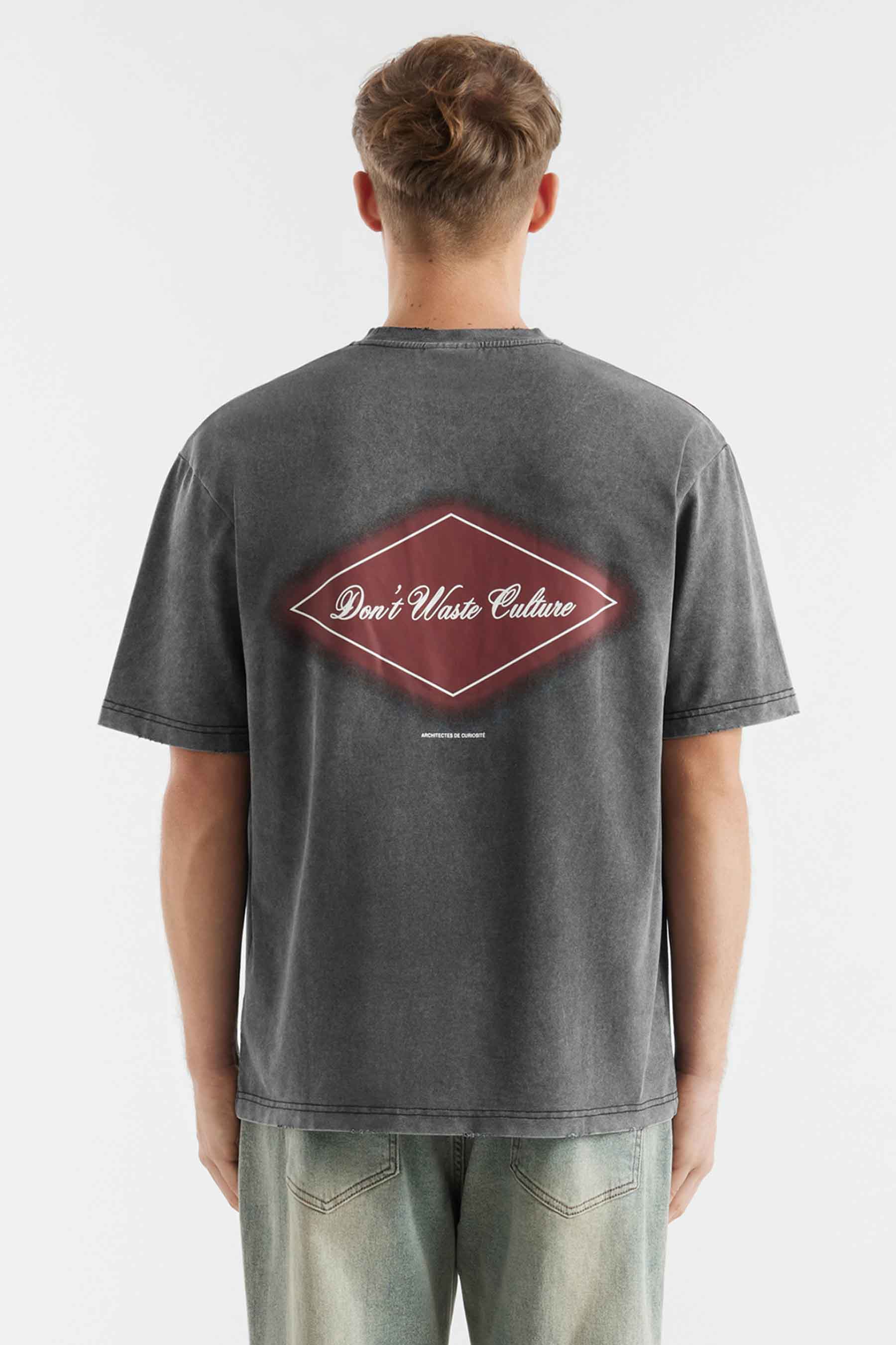 Anvaya | Washed Black - T-shirts Don't Waste Culture