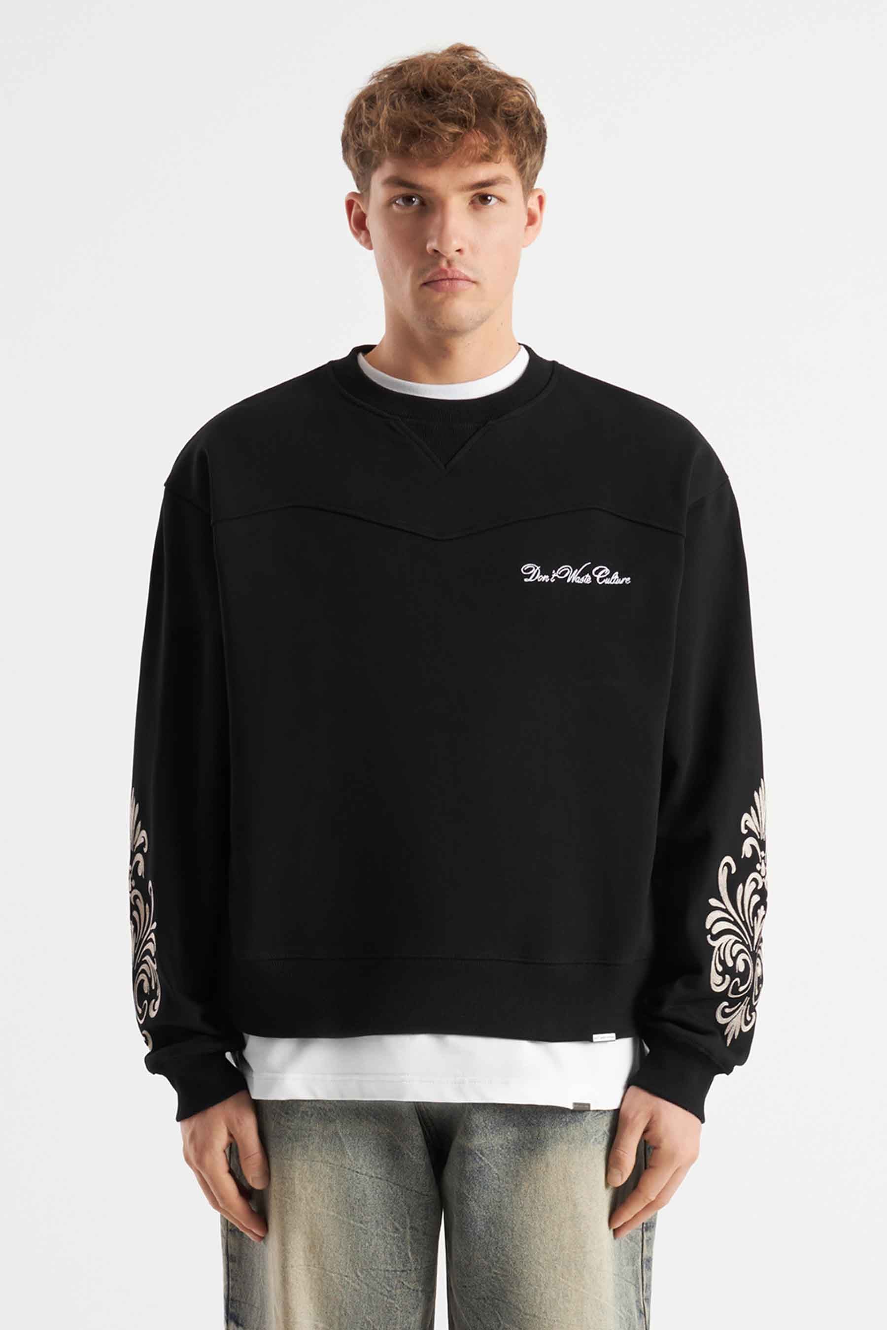 Gravien | Black - Sweaters Don't Waste Culture