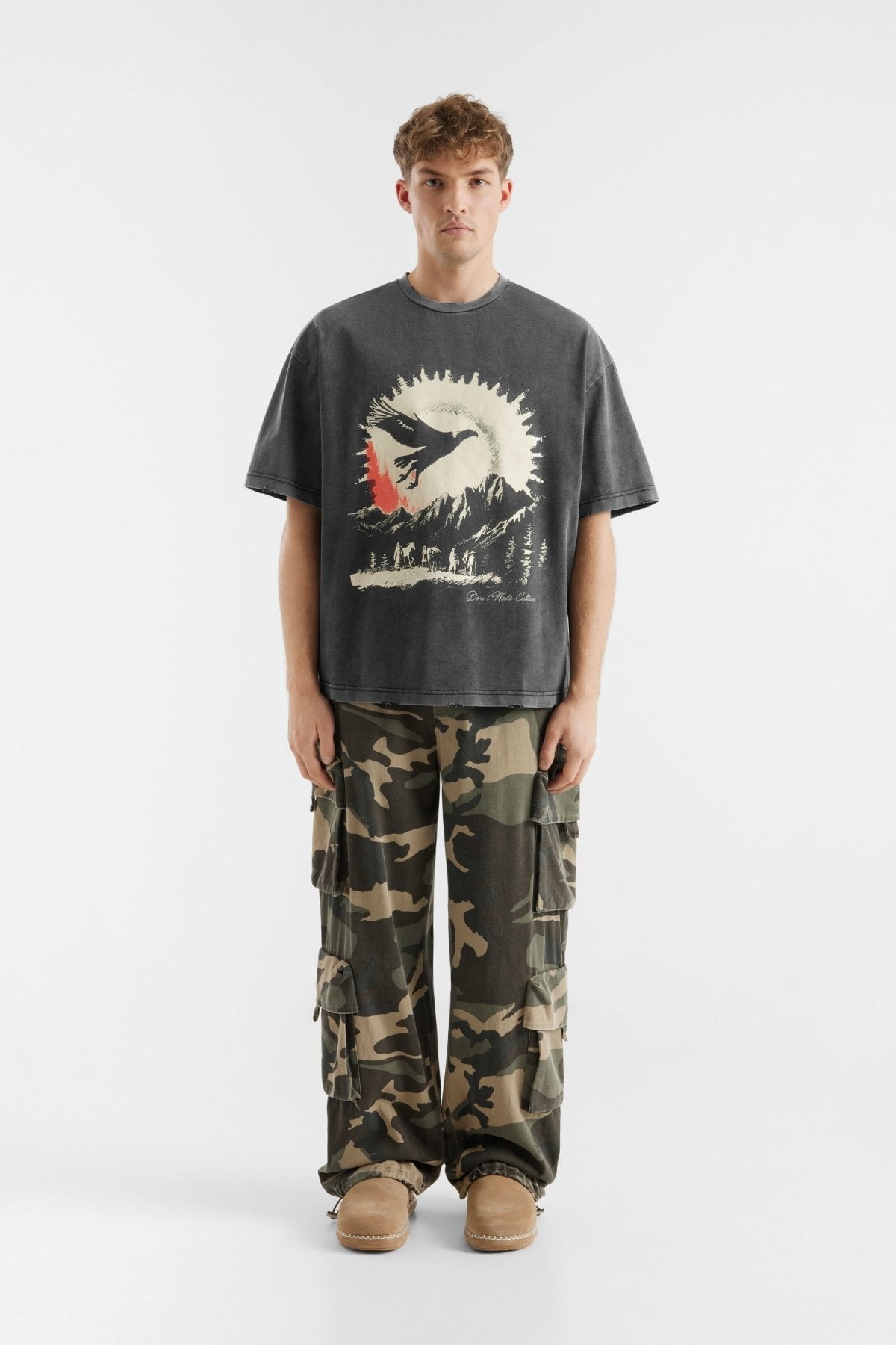 Raven | Washed Black - T-shirts Don't Waste Culture