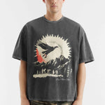 Raven | Washed Black - T-shirts Don't Waste Culture