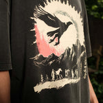 Raven | Washed Black - T-shirts Don't Waste Culture