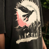 Raven | Washed Black - T-shirts Don't Waste Culture