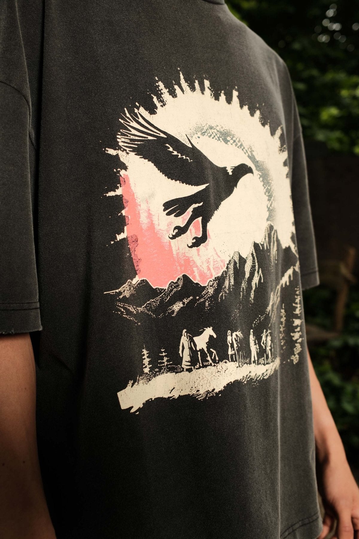 Raven | Washed Black - T-shirts Don't Waste Culture