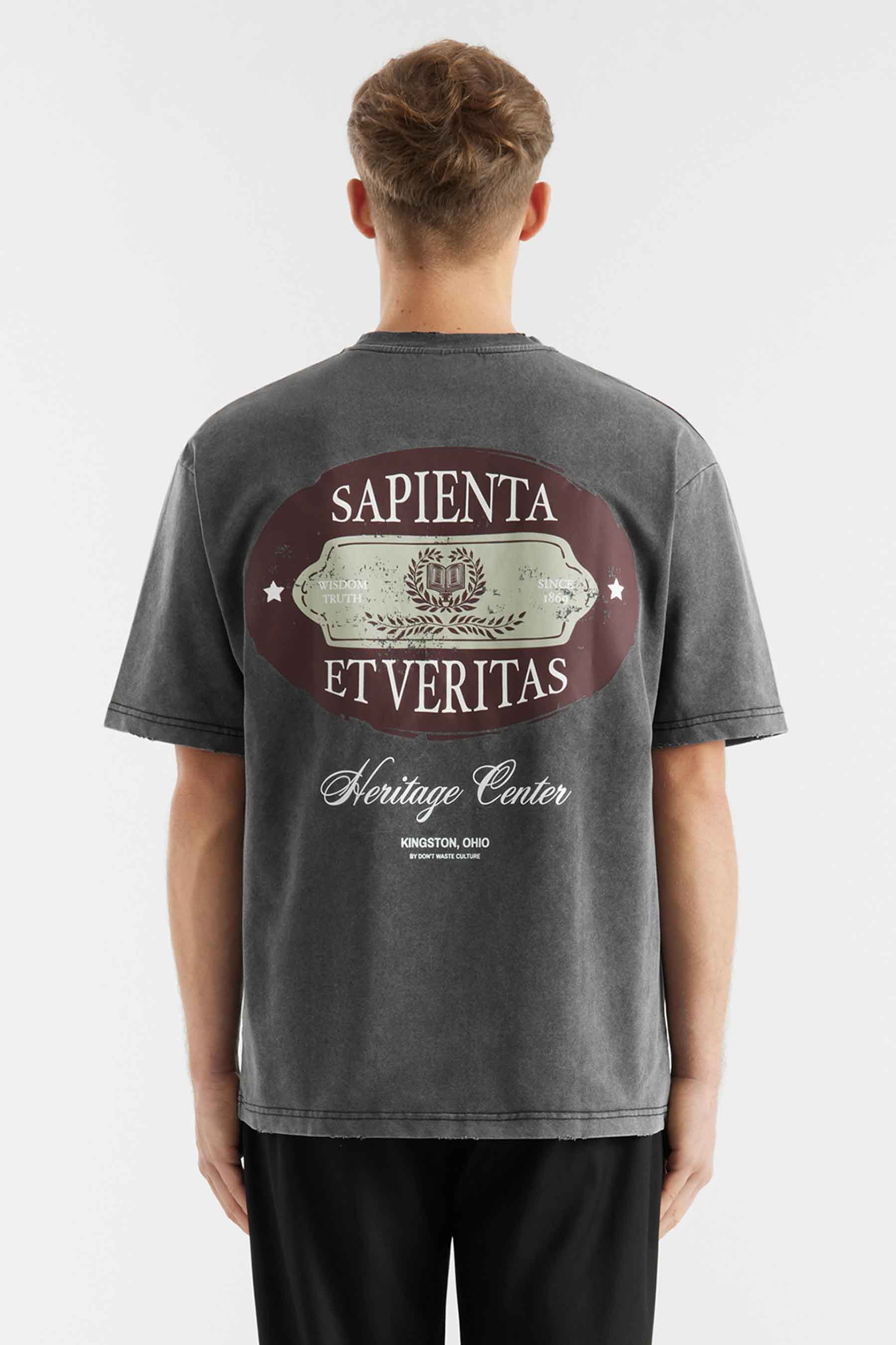 Orla | Washed Black - T-shirts Don't Waste Culture