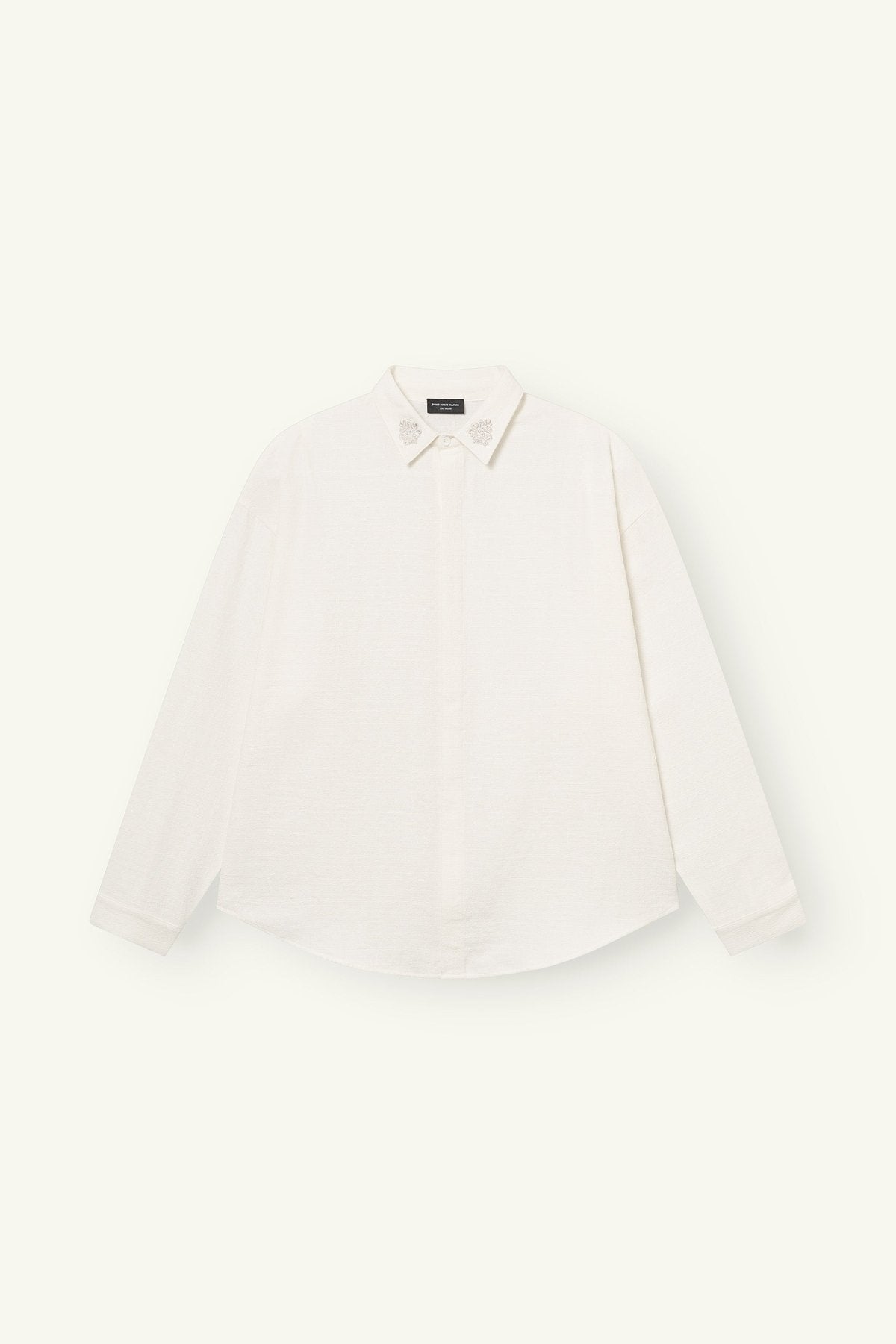 Aurelienn Overshirt | White - Shirts Don't Waste Culture
