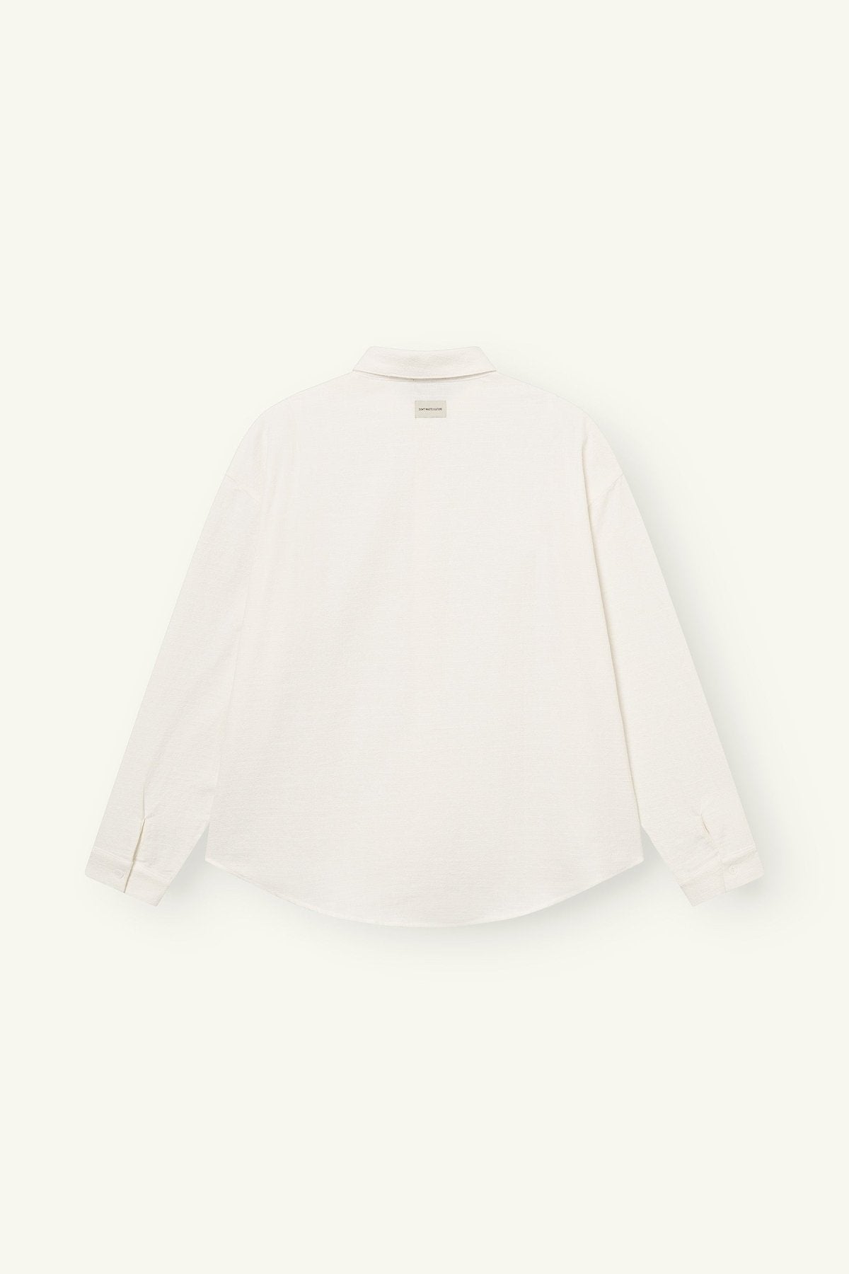 Aurelienn Overshirt | White - Shirts Don't Waste Culture
