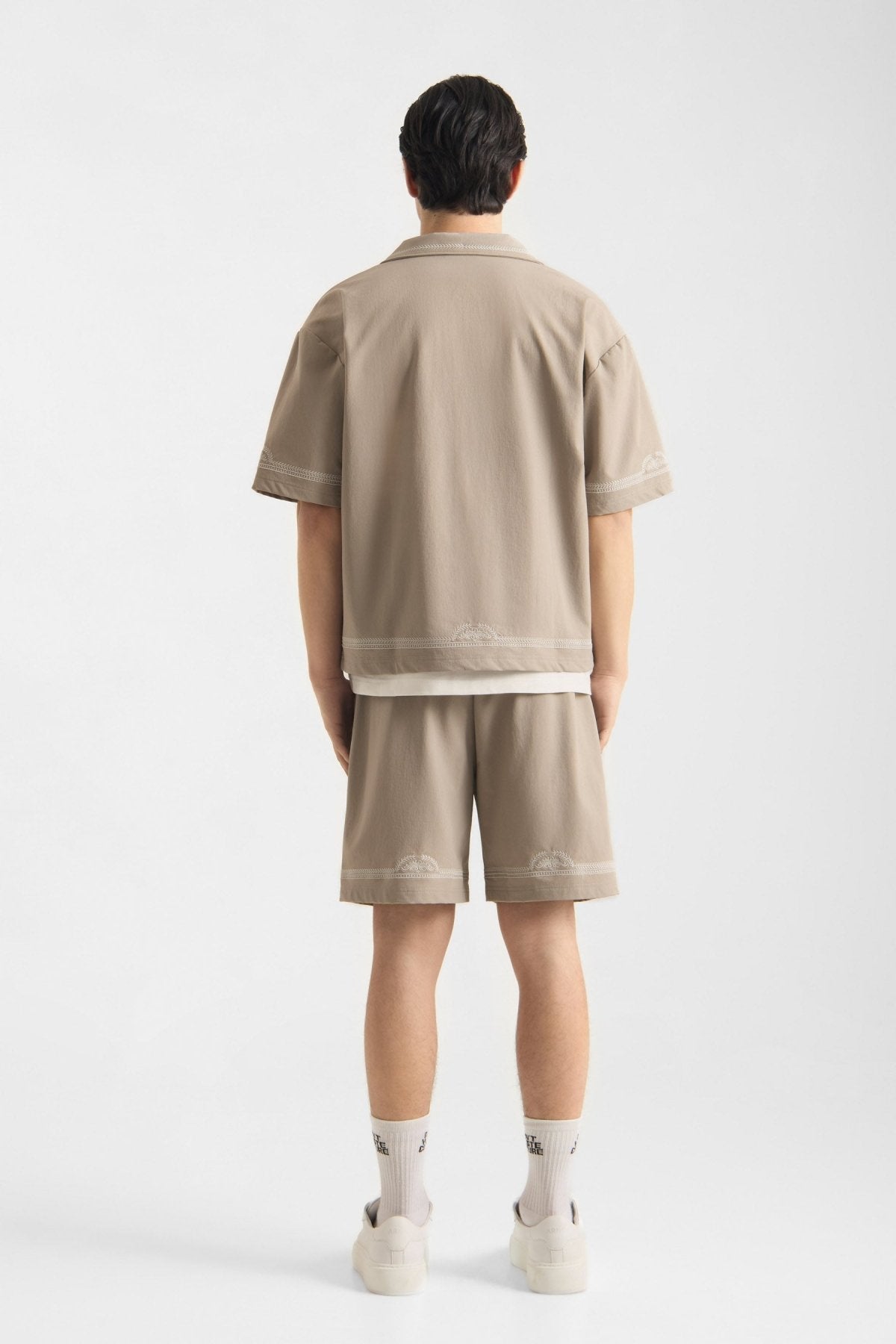 Benoka Overshirt | Warm Grey - Shirts Don't Waste Culture