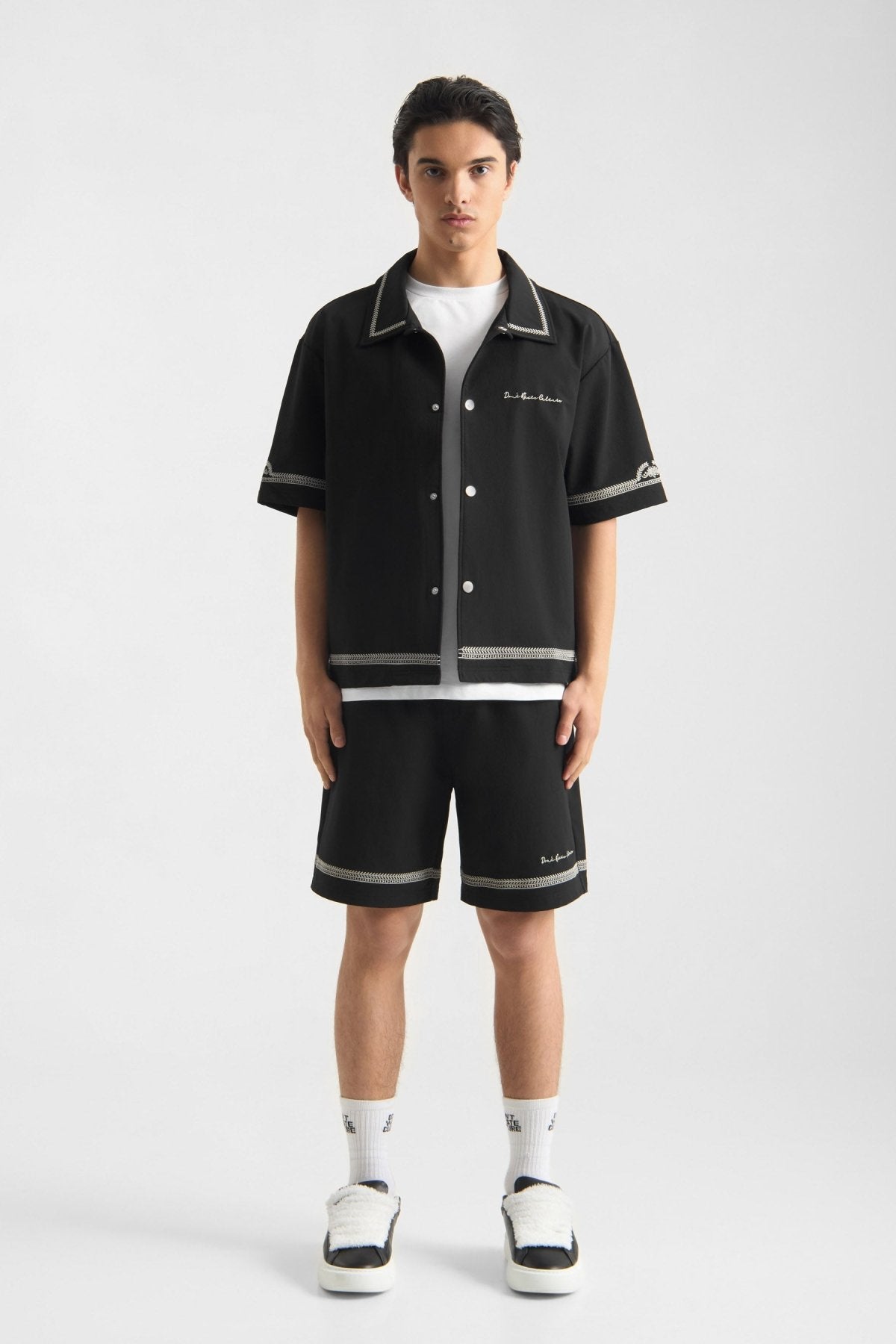 Enkira Shorts | Black - Shorts Don't Waste Culture