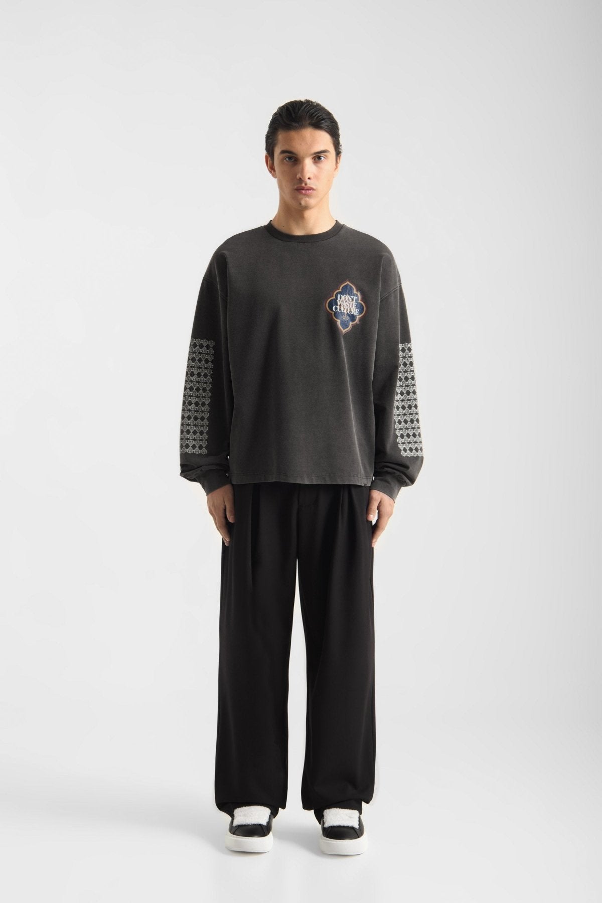 Himariyu Longsleeve | Washed Black - Longsleeves Don't Waste Culture