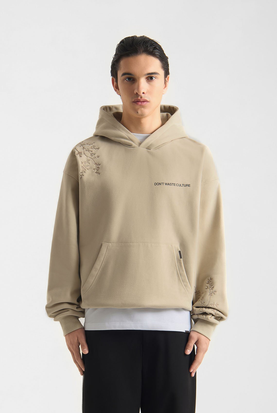 Kohanae Hoodie | Taupe - Hoodies Don't Waste Culture