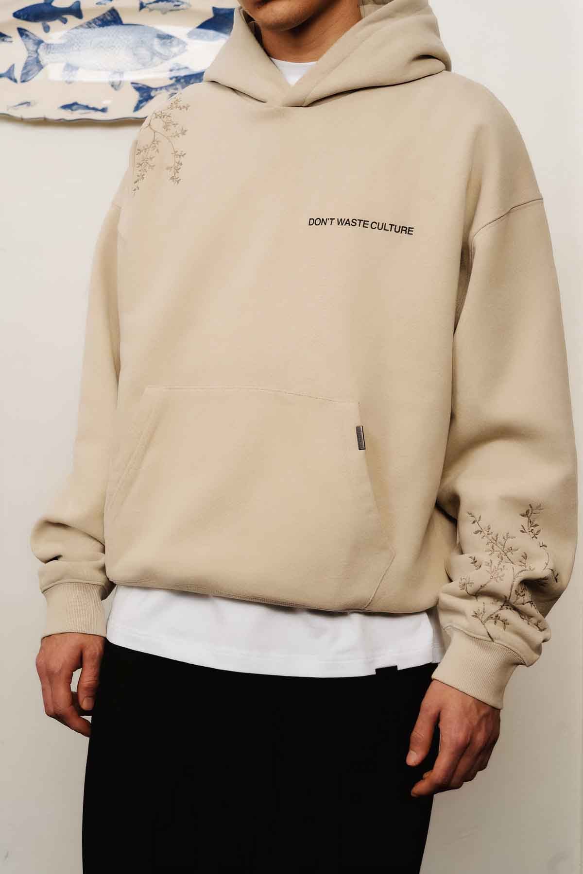 Kohanae Hoodie | Taupe - Hoodies Don't Waste Culture