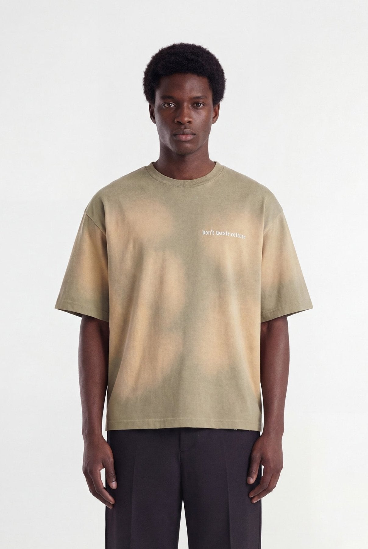 Olivinne T-shirt | Faded Olive - T-shirts Don't Waste Culture