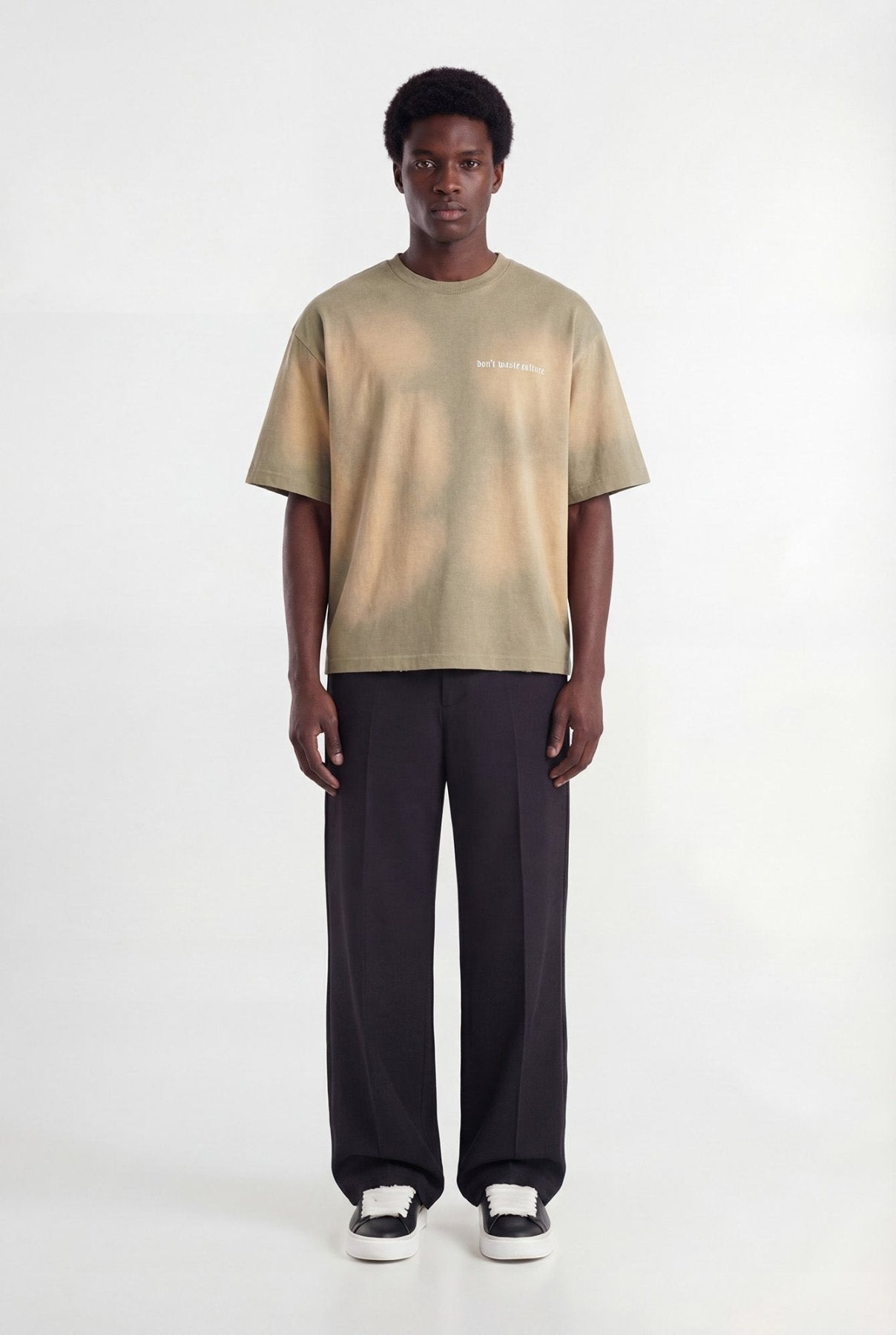 Olivinne T-shirt | Faded Olive - T-shirts Don't Waste Culture