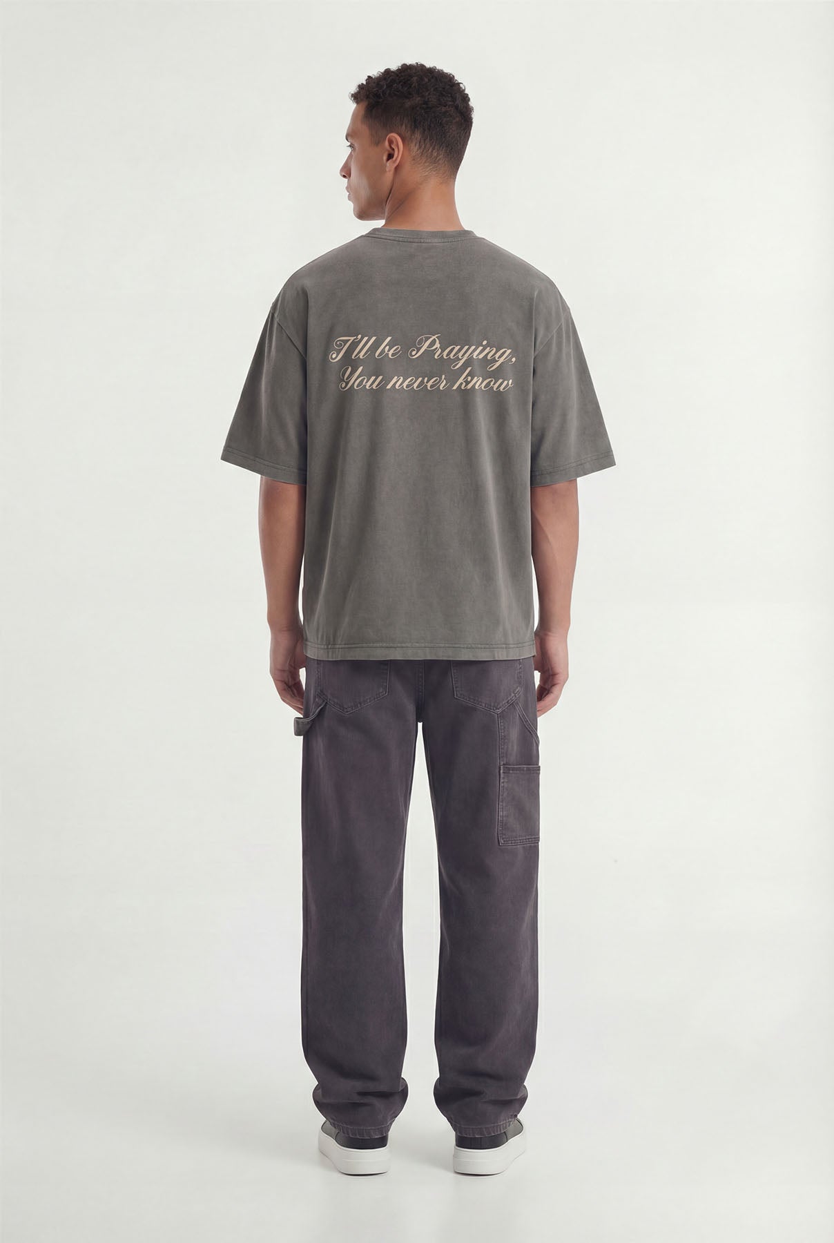 Tenriko T-shirt | Washed Black - Early access Don't Waste Culture