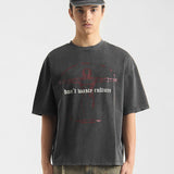 Veyric T-shirt | Washed Black - T-shirts Don't Waste Culture