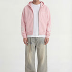 Wesandra Zip - Hoodie | Old Pink - Zipper Hoodies Don't Waste Culture