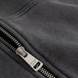 Wesandra Zip-Hoodie | Washed Black