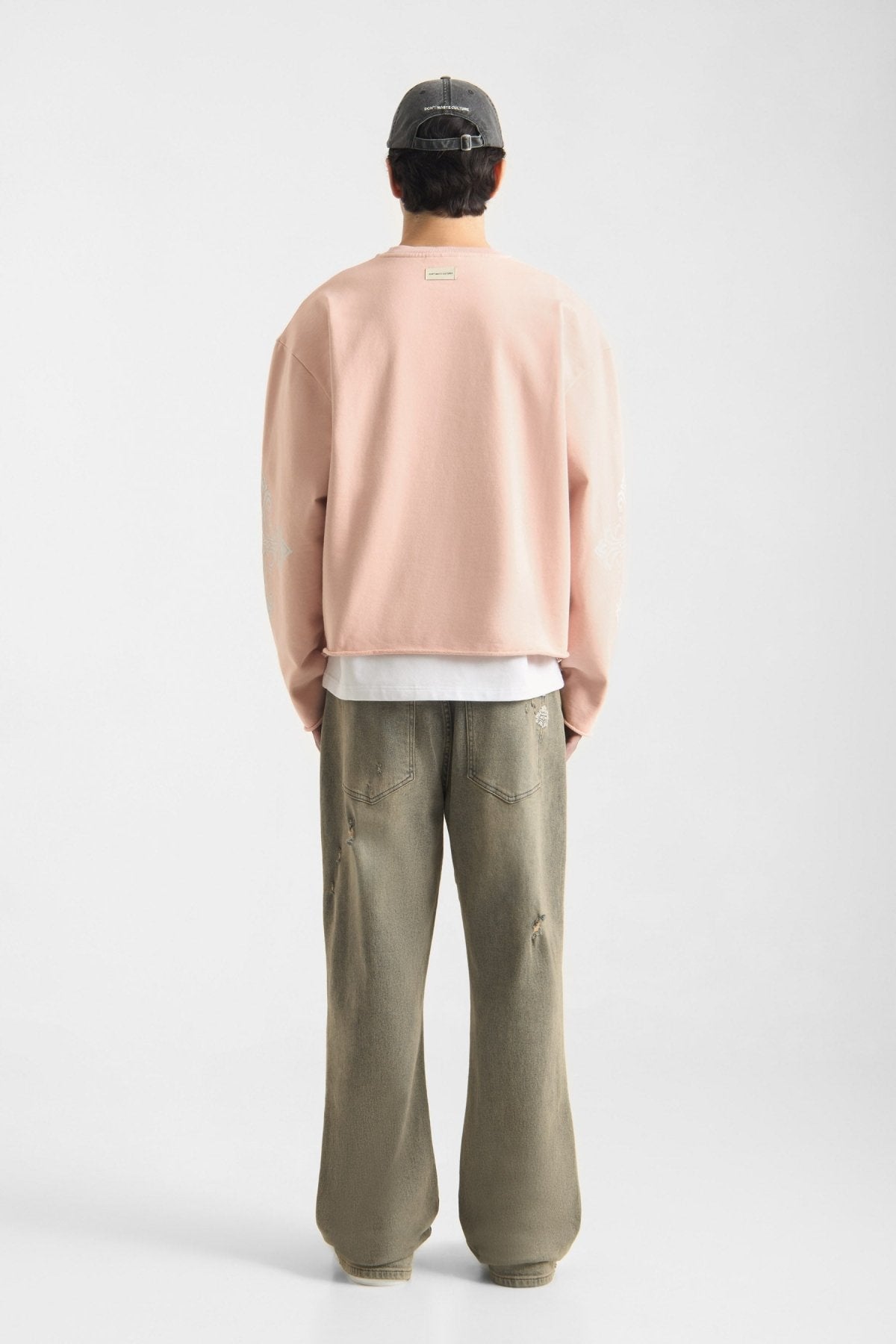 Xavira Sweater | Old Pink - Longsleeves Don't Waste Culture