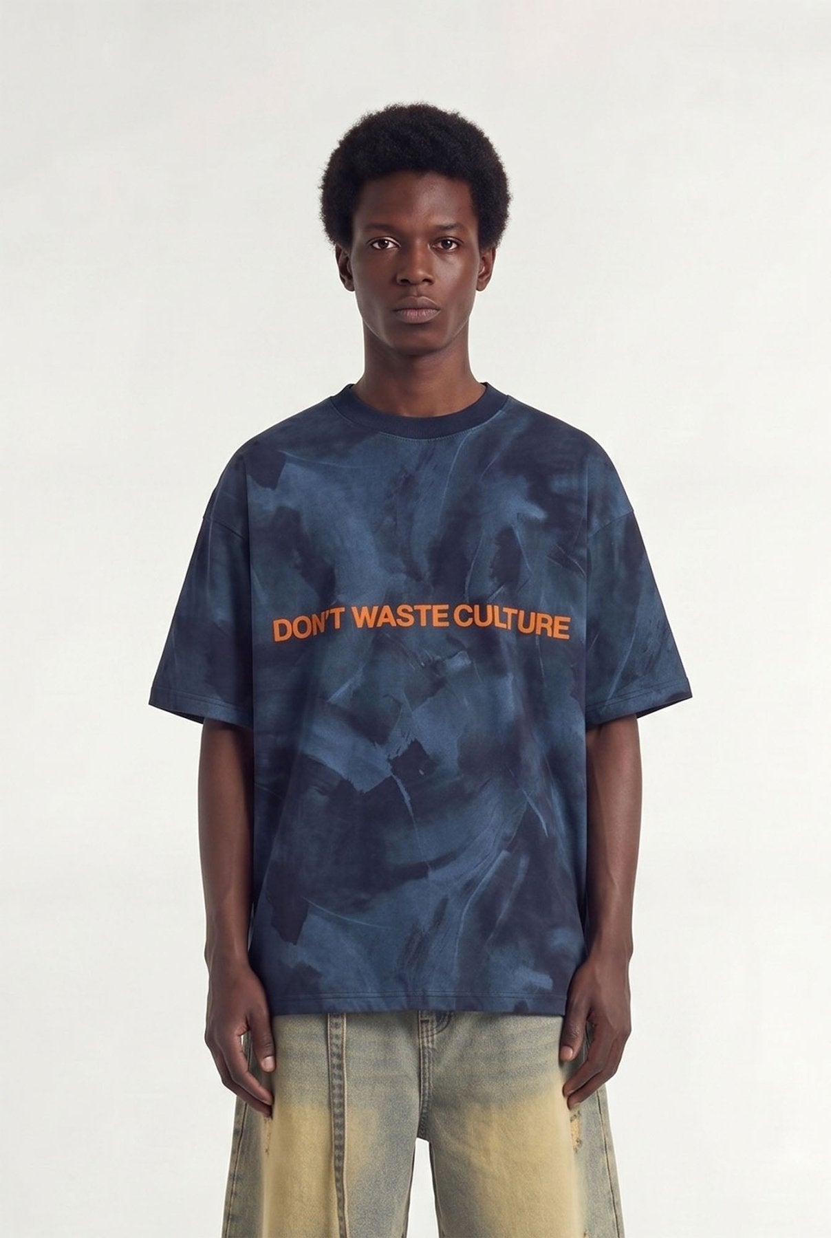 Tyrese T-shirt | Blue - T-shirts Don't Waste Culture