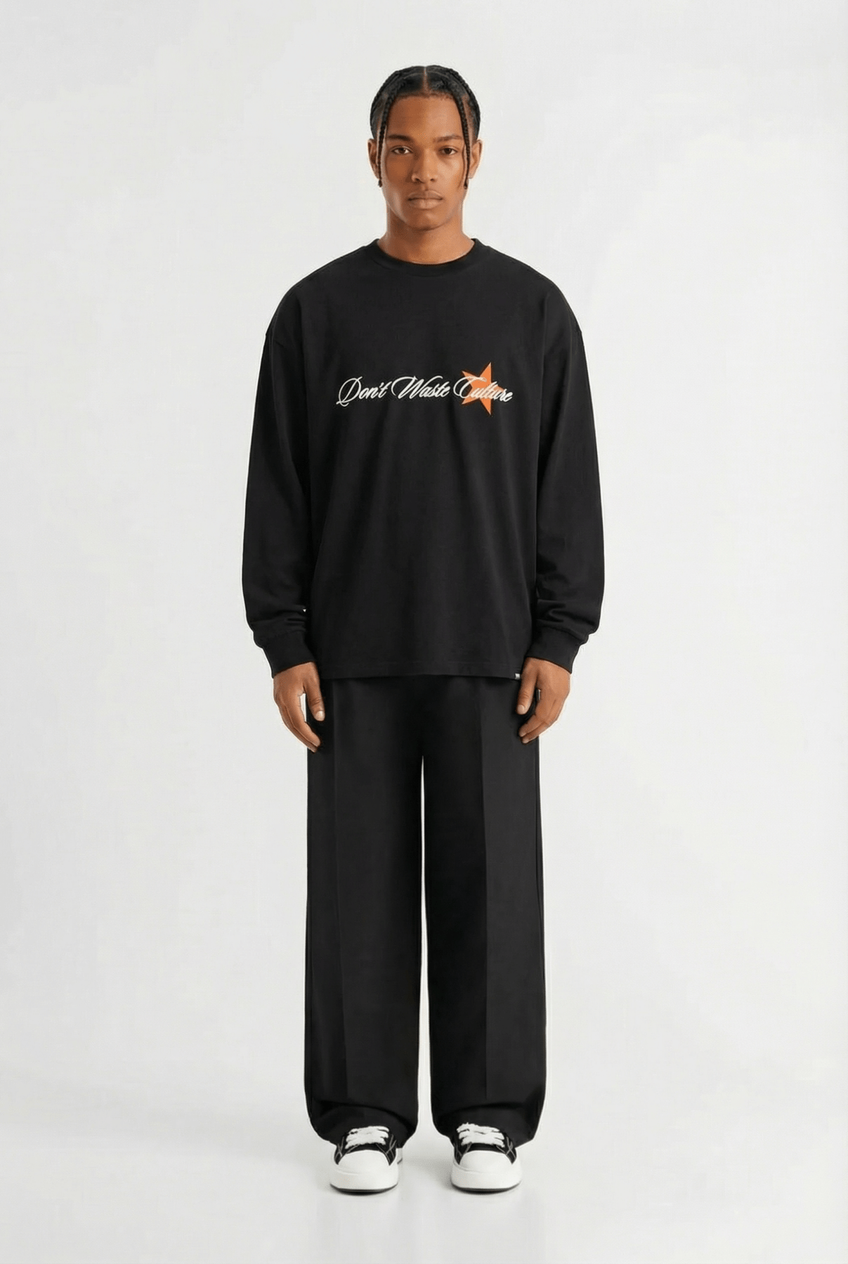 Unisa | Black - Longsleeves Don't Waste Culture