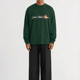 Unisa | Melange Green - Longsleeves Don't Waste Culture