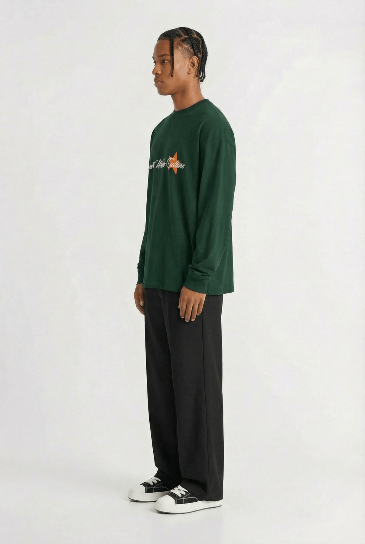 Unisa | Melange Green - Longsleeves Don't Waste Culture