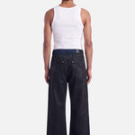 Vela Coated Jeans | Black - Early access Don't Waste Culture