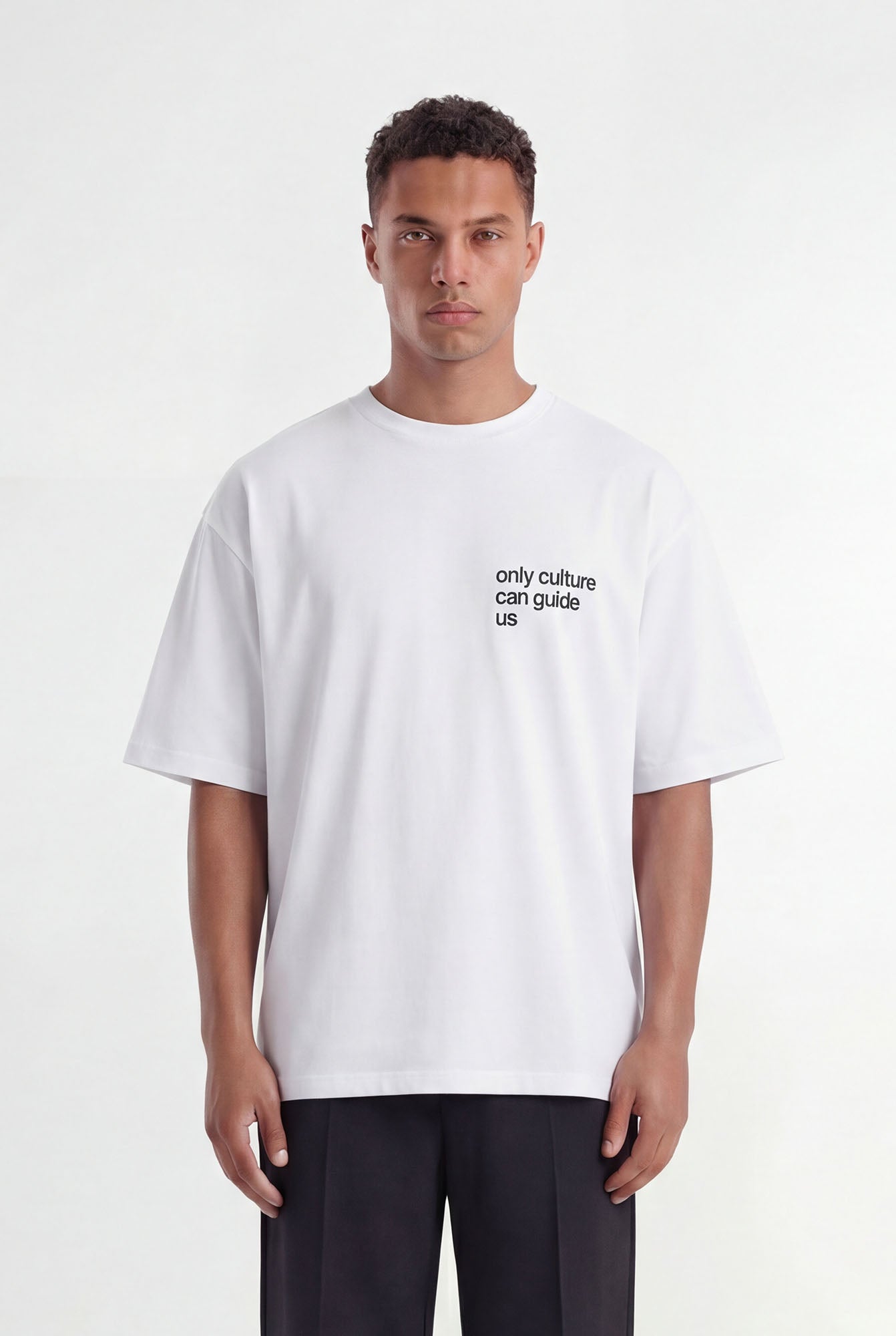 Oshimi T-shirt | White - T-shirts Don't Waste Culture