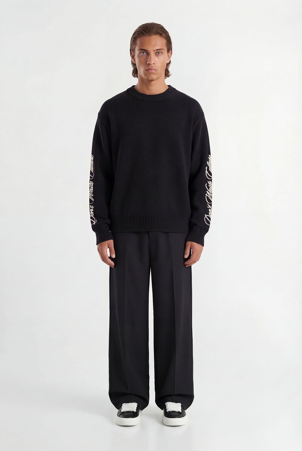 Ionora | Black - Knitwear Don't Waste Culture