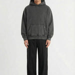 Marek | Washed Black - Hoodies Don't Waste Culture