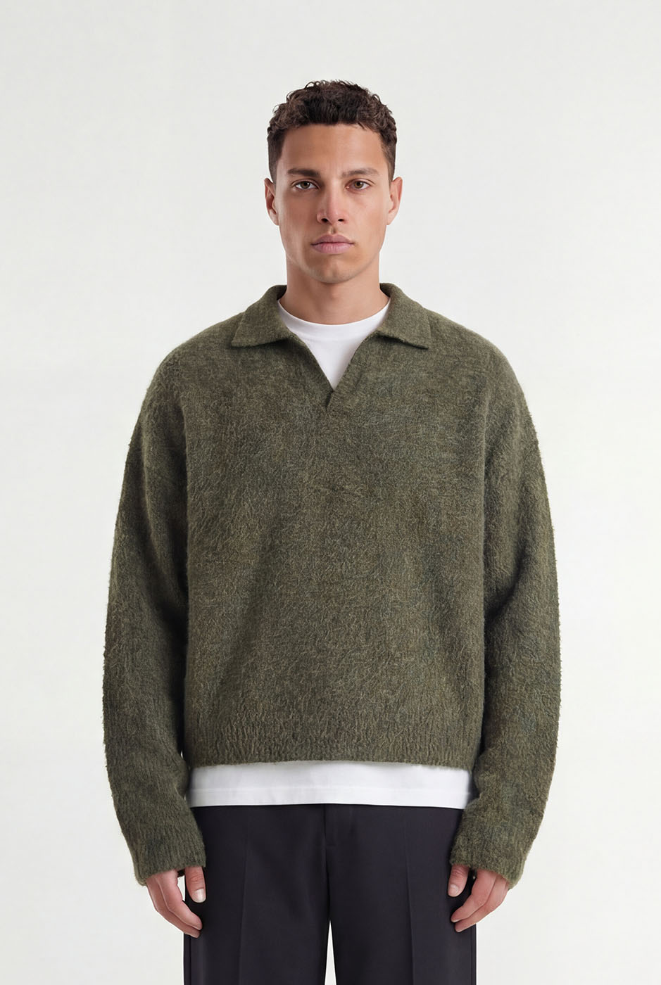 Kojo | Khaki - Knitwear Don't Waste Culture