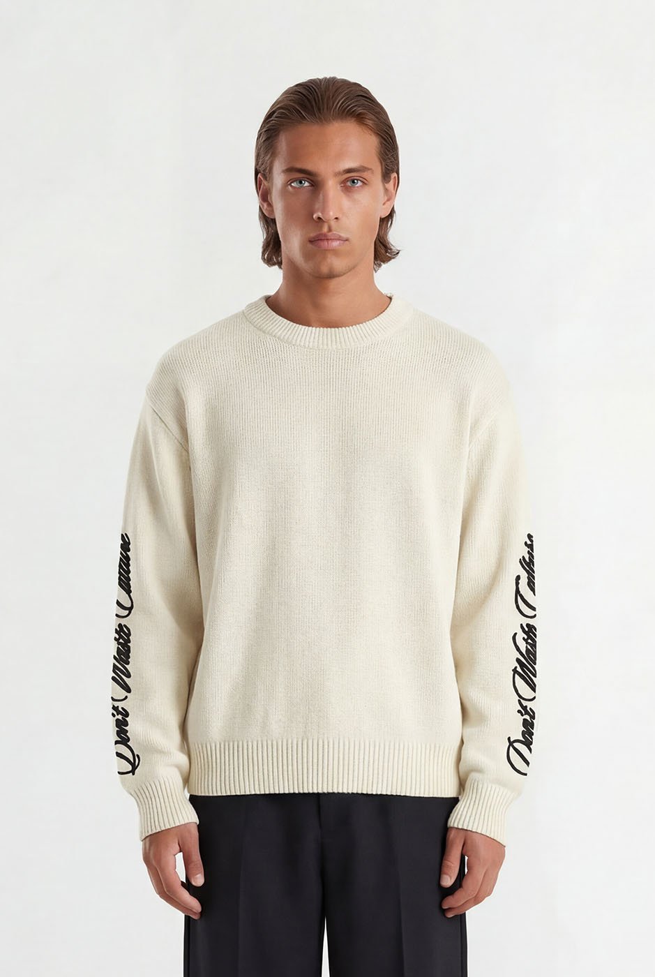 Ionora | Off - White - Knitwear Don't Waste Culture