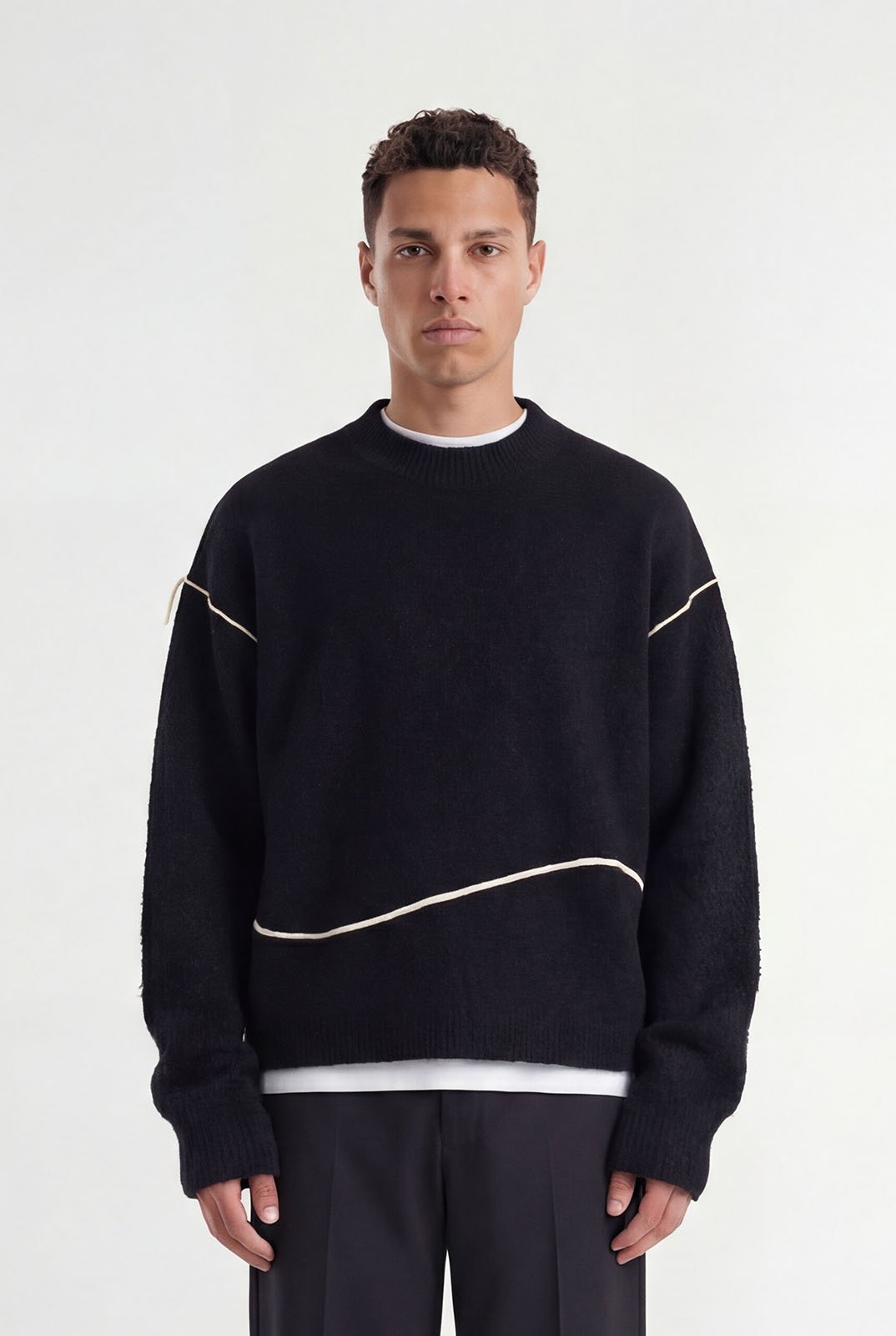 Tatu | Black - Knitwear Don't Waste Culture