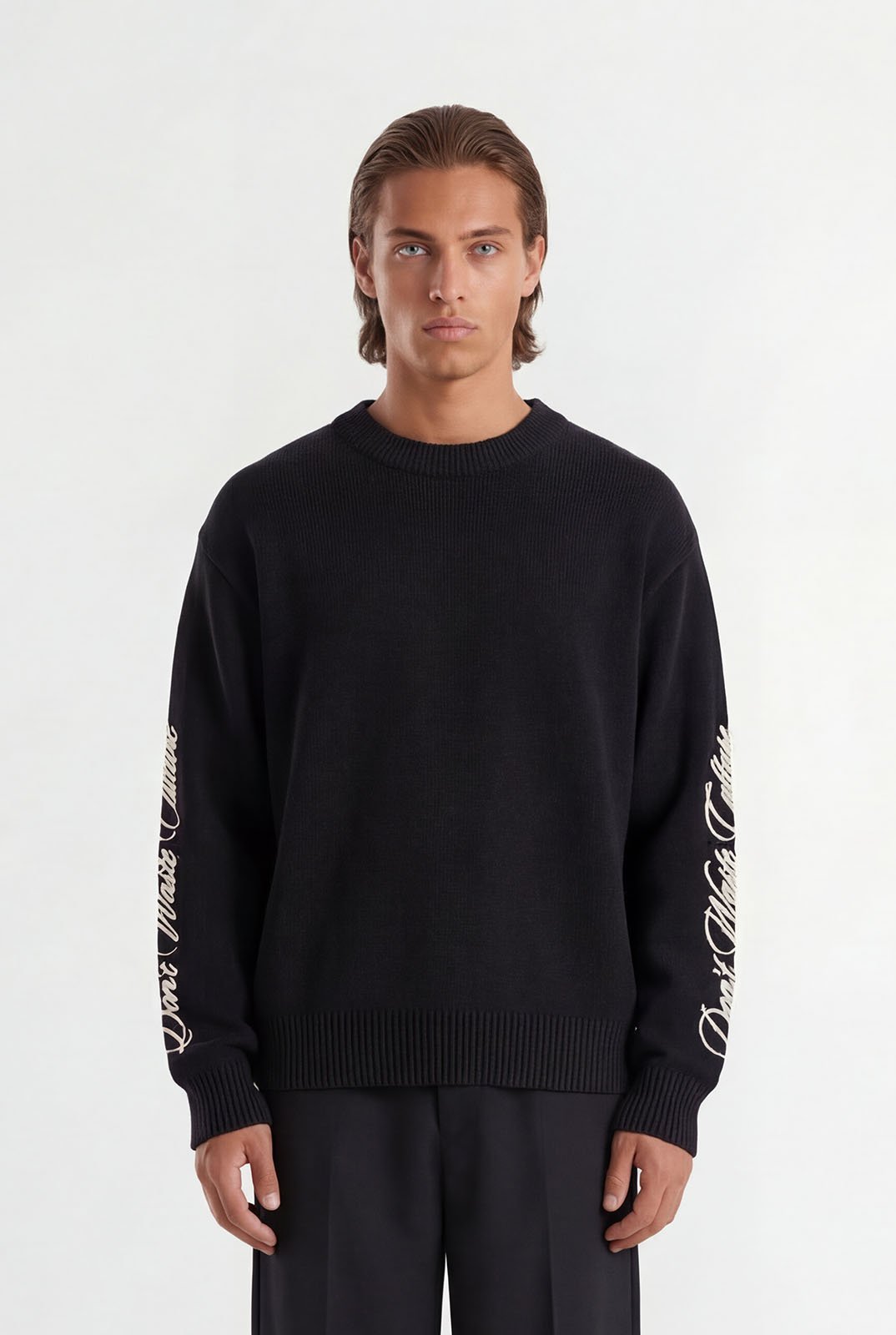 Ionora | Black - Knitwear Don't Waste Culture