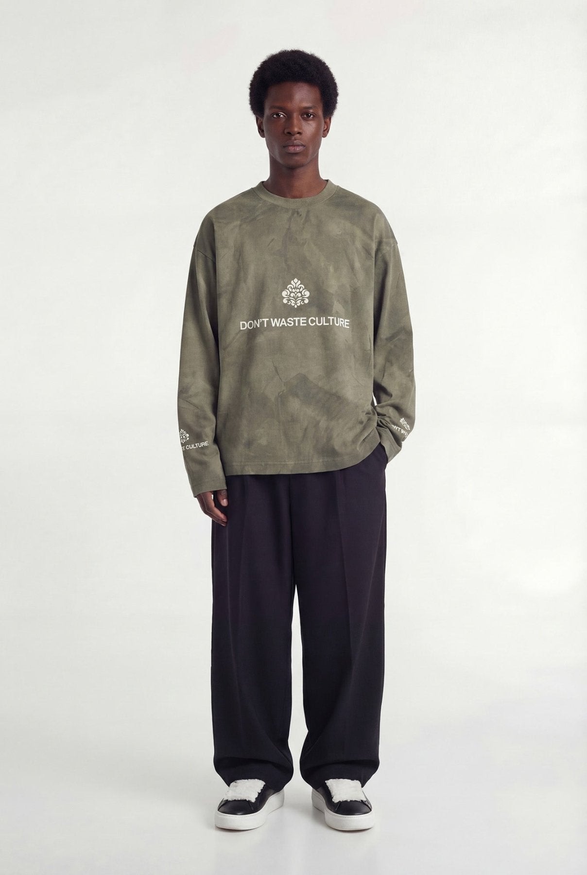 Zada Longsleeve | Army - Longsleeves Don't Waste Culture